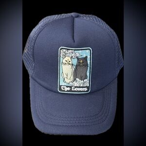 “The Lovers” Navy Blue Cat <3 Hat